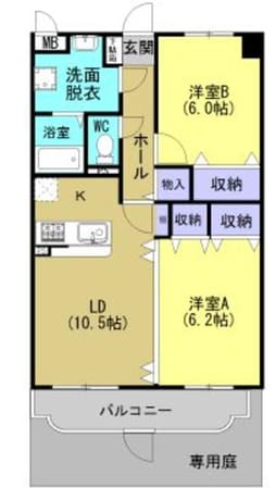 Ｙ＆ＭドリームＩＩＩの物件間取画像